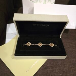 Van Cleef & Arpels pulsera Vintage Alhambra de cinco motivos en oro amarillo
