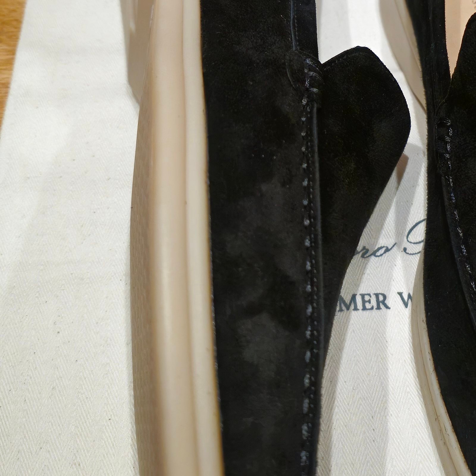 Loro Piana mocasín Summer Walk ante negro - Imagen 4